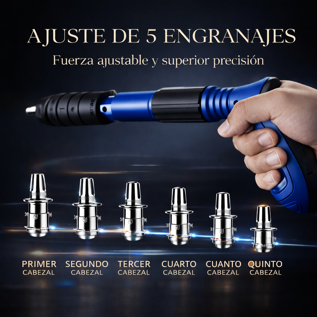 🔧Impact Clave™ Pistola de Clavos Profesional + Kit Maletín Completo