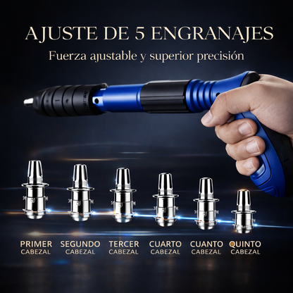 🔧Impact Clave™ Pistola de Clavos Profesional + Kit Maletín Completo